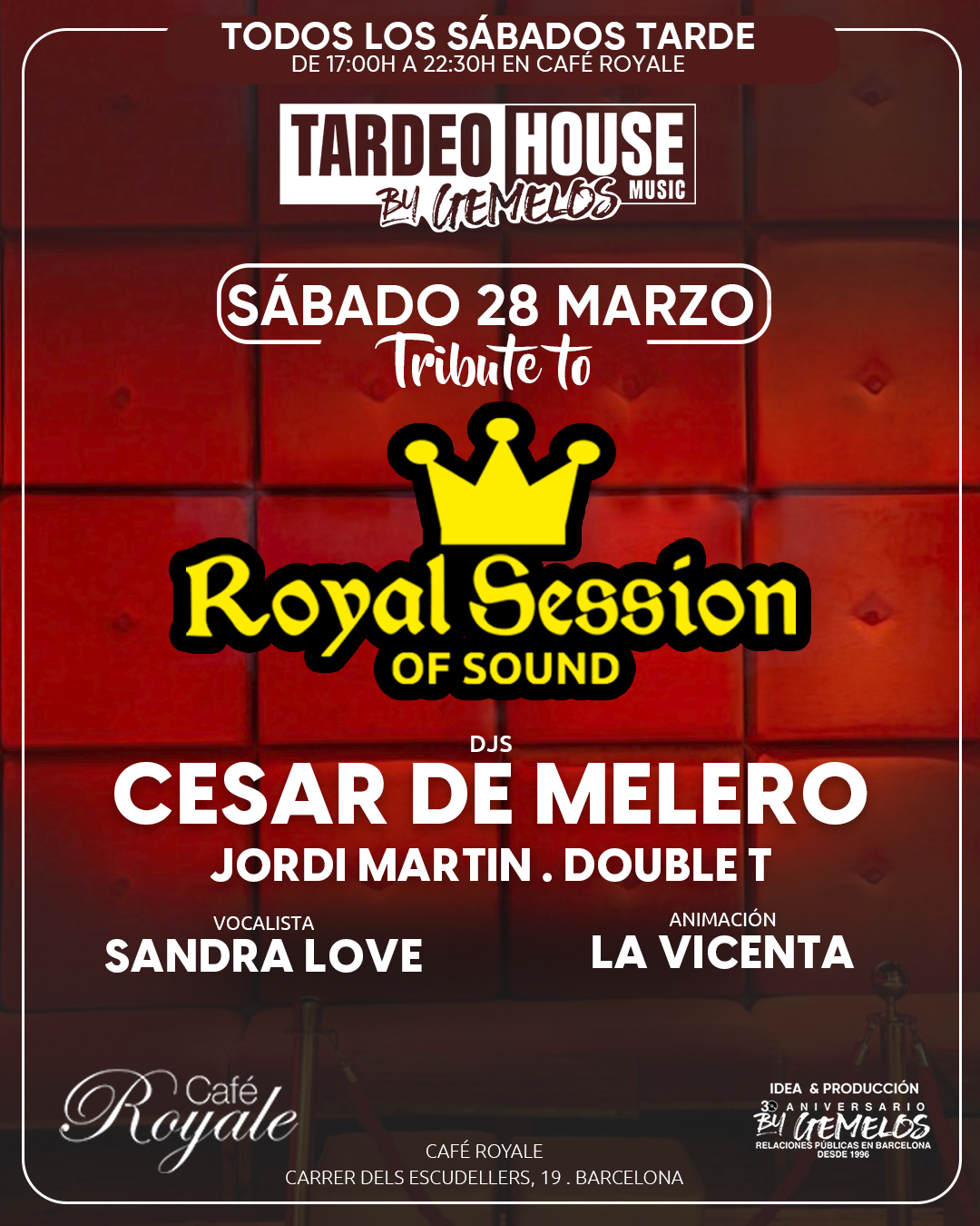 Royal session of sound 28 marzo 2026